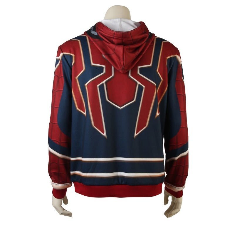 Infinity War Iron Spider Hoodie Sweatshirt Pullover Spiderman Cosplay Costume - Astricos