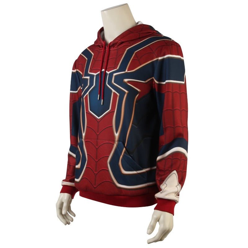 Infinity War Iron Spider Hoodie Sweatshirt Pullover Spiderman Cosplay Costume - Astricos