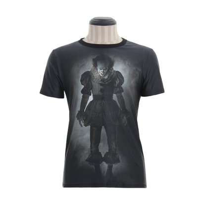 Pennywise the Clown Cosplay Costume T-Shirt - It: Chapter One Official Merch-Astricos