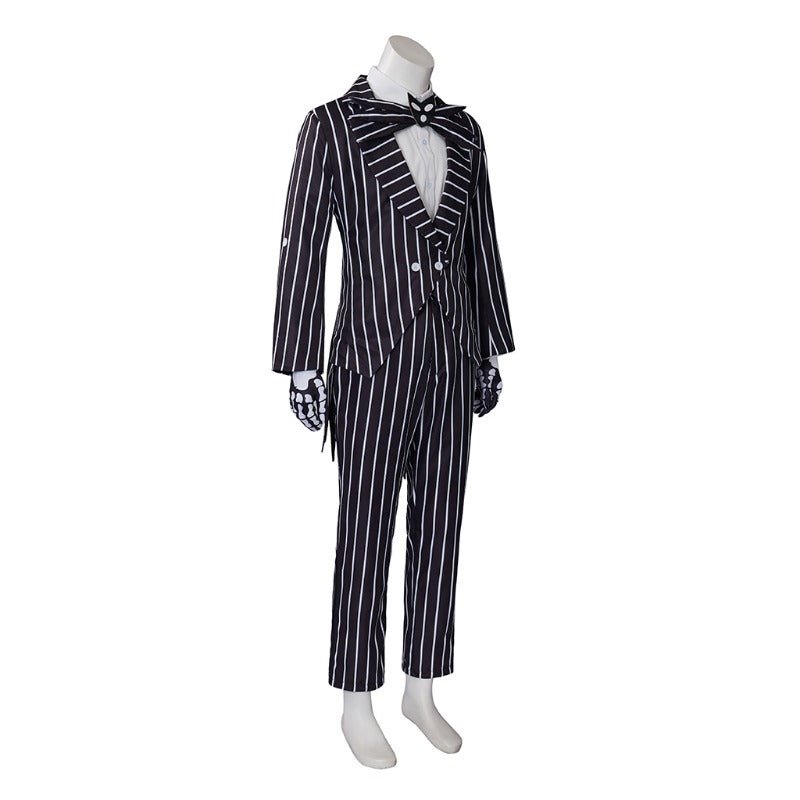 Jack Skellington Cosplay Costume - Halloween Suit with Jacket & Pants | Astricos-Astricos