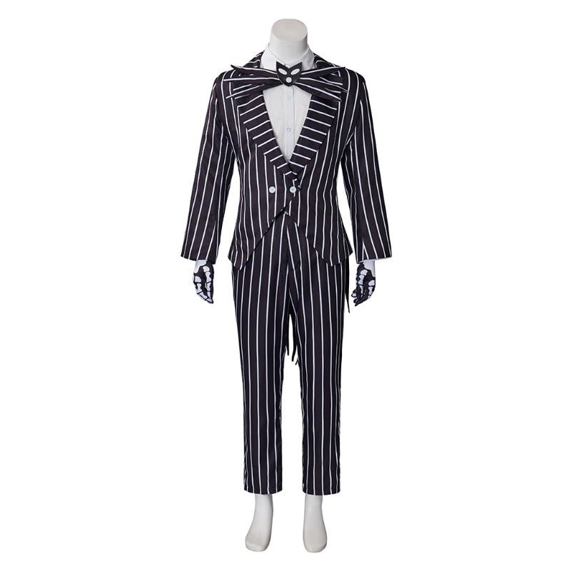Jack Skellington Cosplay Costume - Halloween Suit with Jacket & Pants | Astricos-Astricos