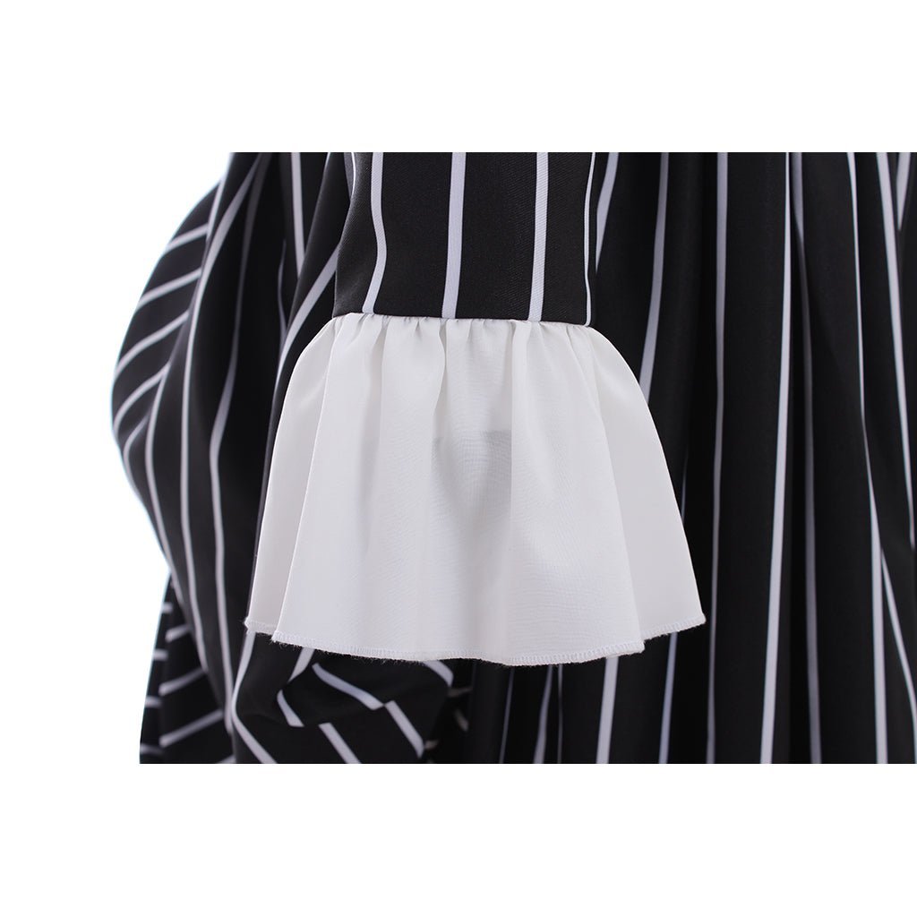 Jack Skellington Black Stripe Suit Jacket - Unisex Halloween Cosplay Costume-Astricos