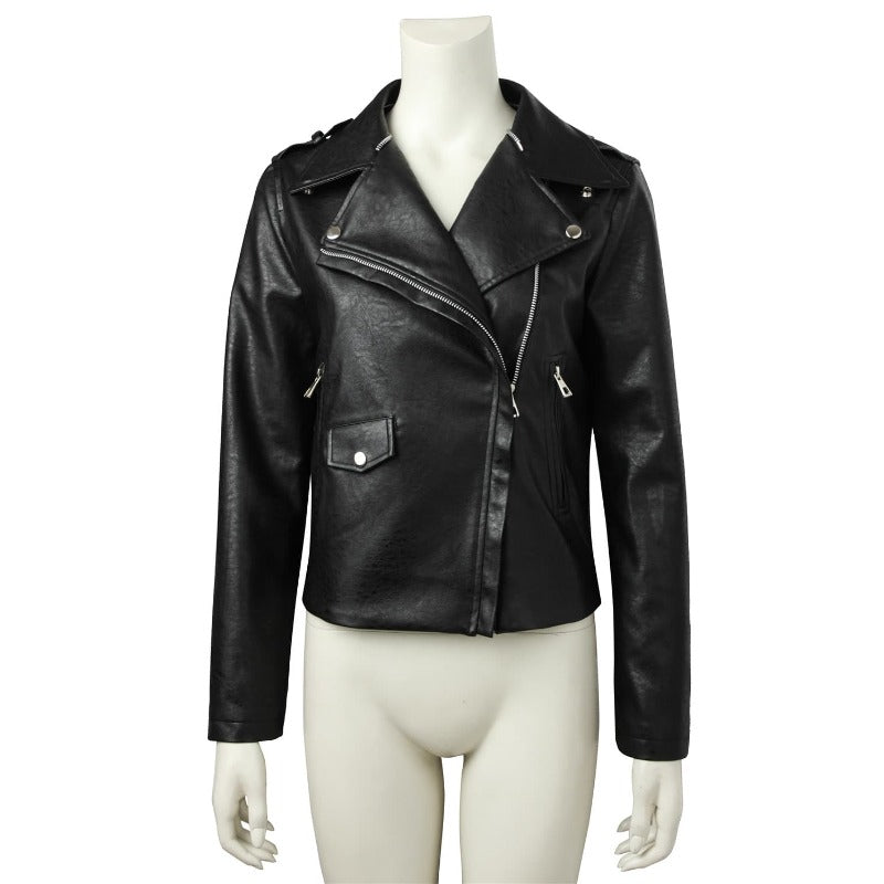 Jessica Jones Cosplay Jacket - Black Leather Custom Costume for Halloween & TV Series Fans - Astricos