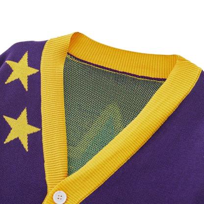 JOJO Guido Mista Golden Wind Knit Sweater - Authentic Cosplay Costume | Astricos-Astricos