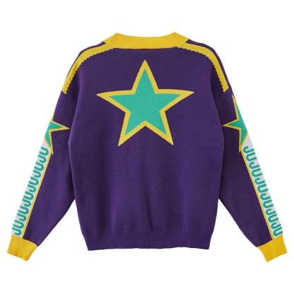 JOJO Guido Mista Golden Wind Knit Sweater - Authentic Cosplay Costume | Astricos-Astricos