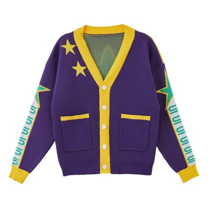JOJO Guido Mista Golden Wind Knit Sweater - Authentic Cosplay Costume | Astricos-Astricos