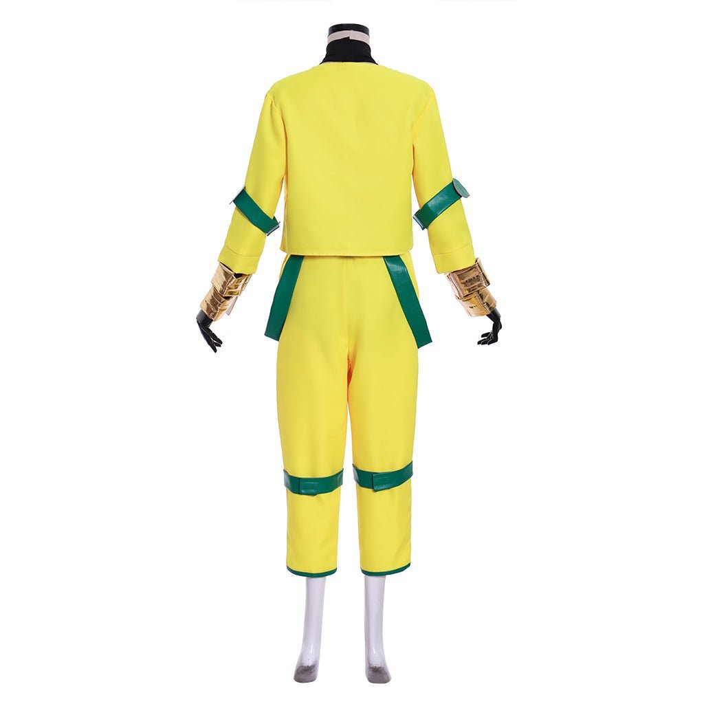 Jojo's Bizarre Adventure Dio Brando Cosplay Costume - Vibrant Yellow Jacket & Pants Set-Astricos