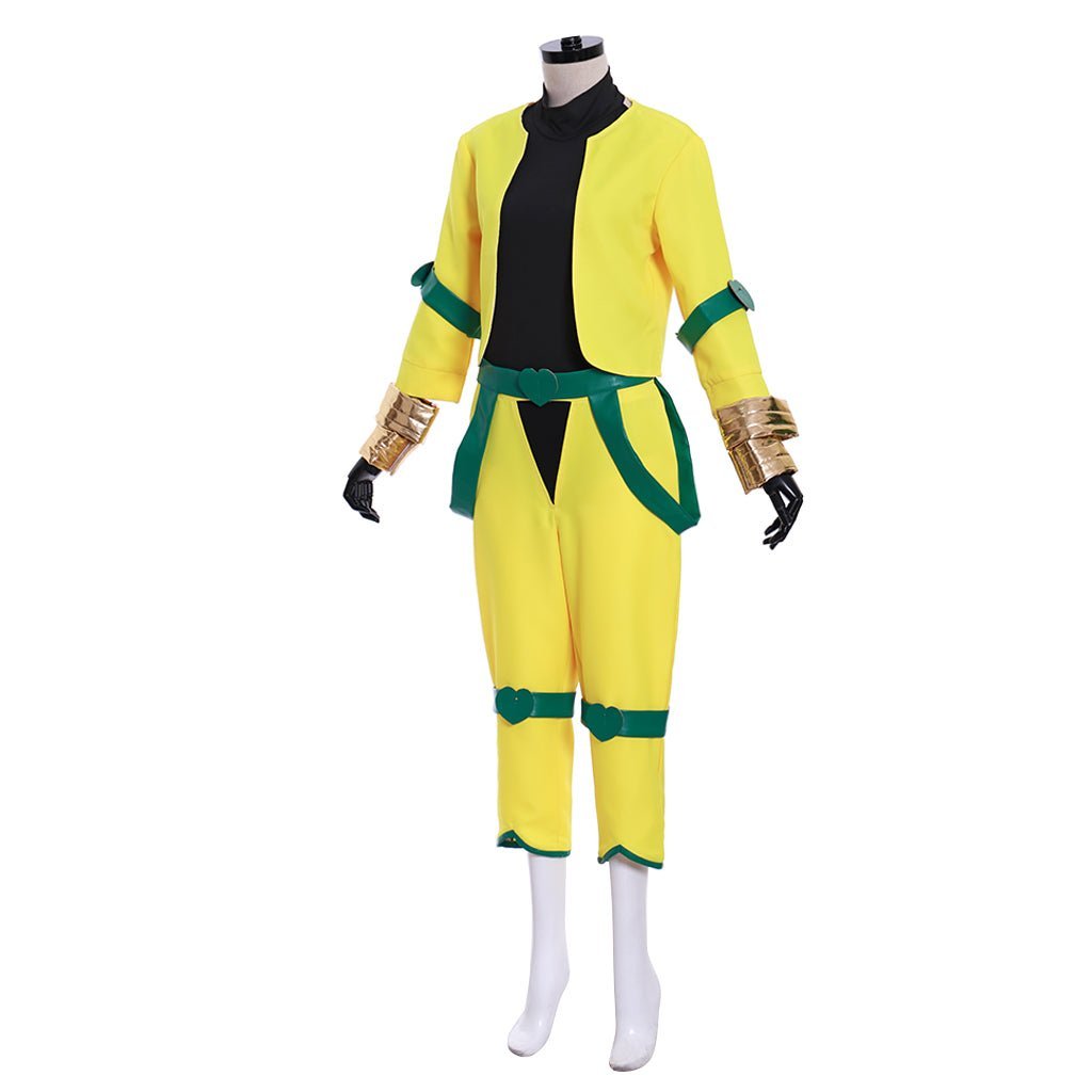 Jojo's Bizarre Adventure Dio Brando Cosplay Costume - Vibrant Yellow Jacket & Pants Set-Astricos
