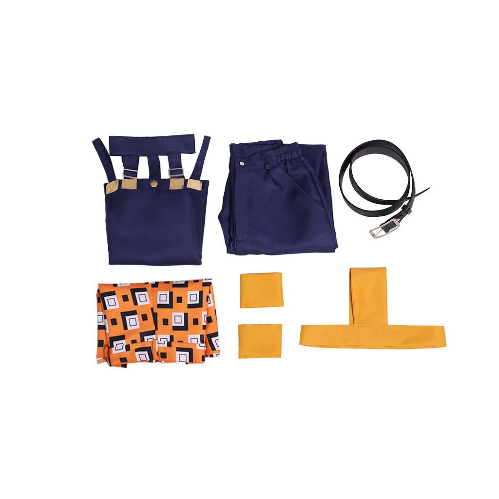 JoJo's Bizarre Adventure Narancia Ghirga Cosplay Costume - Authentic Unisex Anime Uniform-Astricos