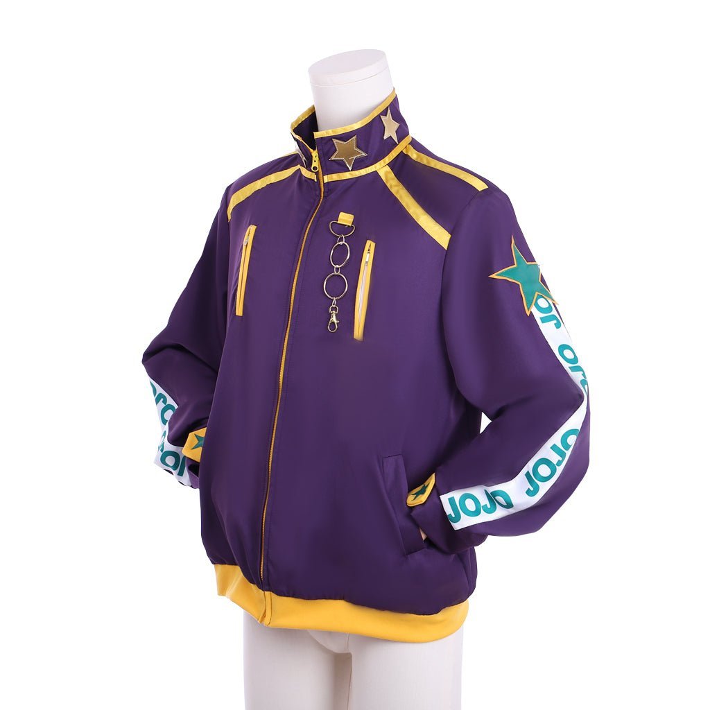 JoJo's Bizarre Adventure Jotaro Kujo Jacket Coat - Premium Cosplay Costume for Anime Fans-Astricos
