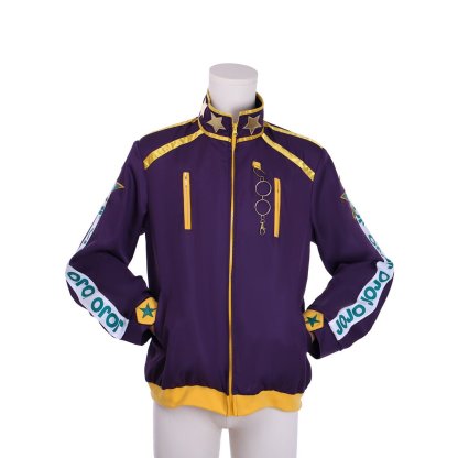 JoJo's Bizarre Adventure Jotaro Kujo Jacket Coat - Premium Cosplay Costume for Anime Fans-Astricos