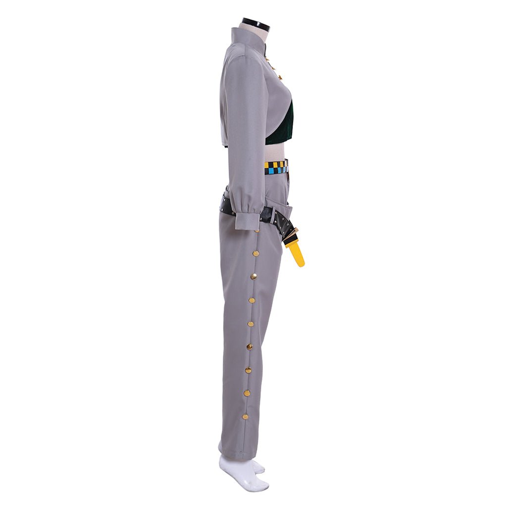 Jojo's Bizarre Adventure Rohan Kishibe Cosplay Costume - Premium Anime Outfit-Astricos