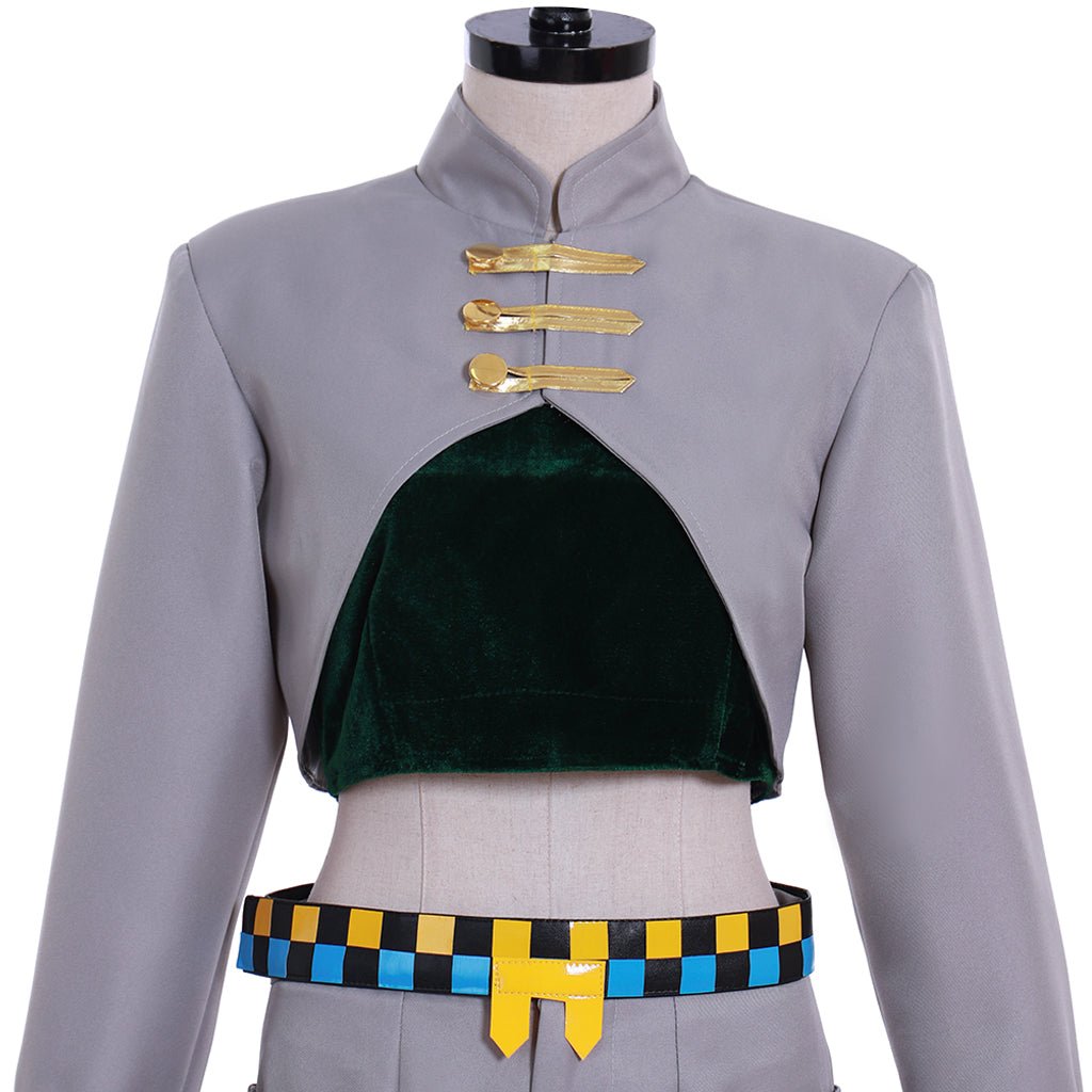 Jojo's Bizarre Adventure Rohan Kishibe Cosplay Costume - Premium Anime Outfit-Astricos
