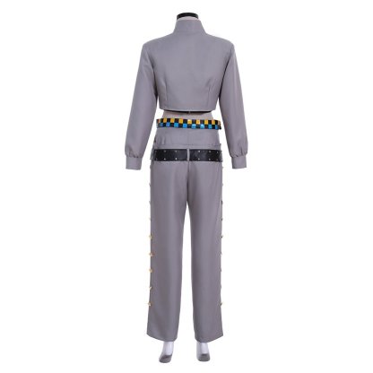 Jojo's Bizarre Adventure Rohan Kishibe Cosplay Costume - Premium Anime Outfit-Astricos