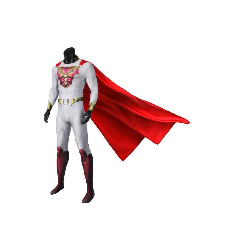 Jupiter's Legacy Sheldon Sampson Cosplay Costume The Utopian Superhero Jumpsuit With Cape - Astricos
