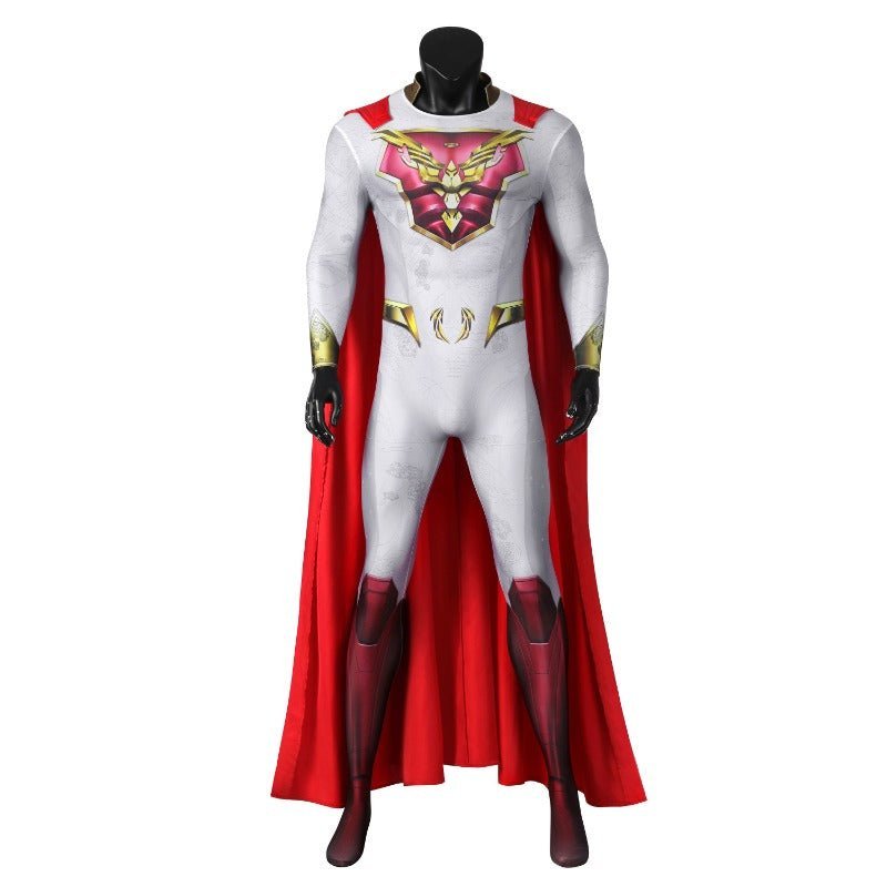 Jupiter's Legacy Sheldon Sampson Cosplay Costume The Utopian Superhero Jumpsuit With Cape - Astricos