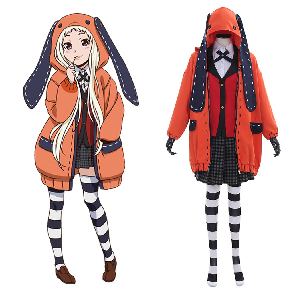 Kakegurui Runa Yomozuki Cosplay Costume - Authentic Anime Outfit-Astricos