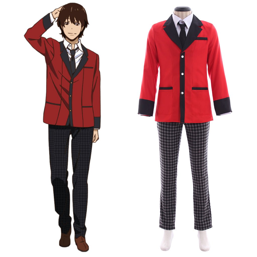 Kakegurui Ryota Suzui & Kaede Manyuda Cosplay Costume - Premium Quality | Astricos-Astricos
