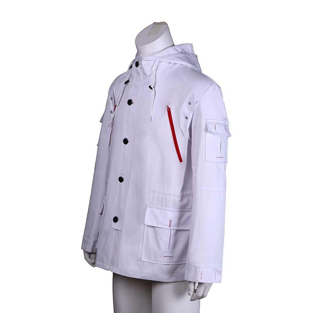 Kamen Rider Go Shijima White Jacket Coat - Authentic Anime Cosplay Outfit | Astricos-Astricos
