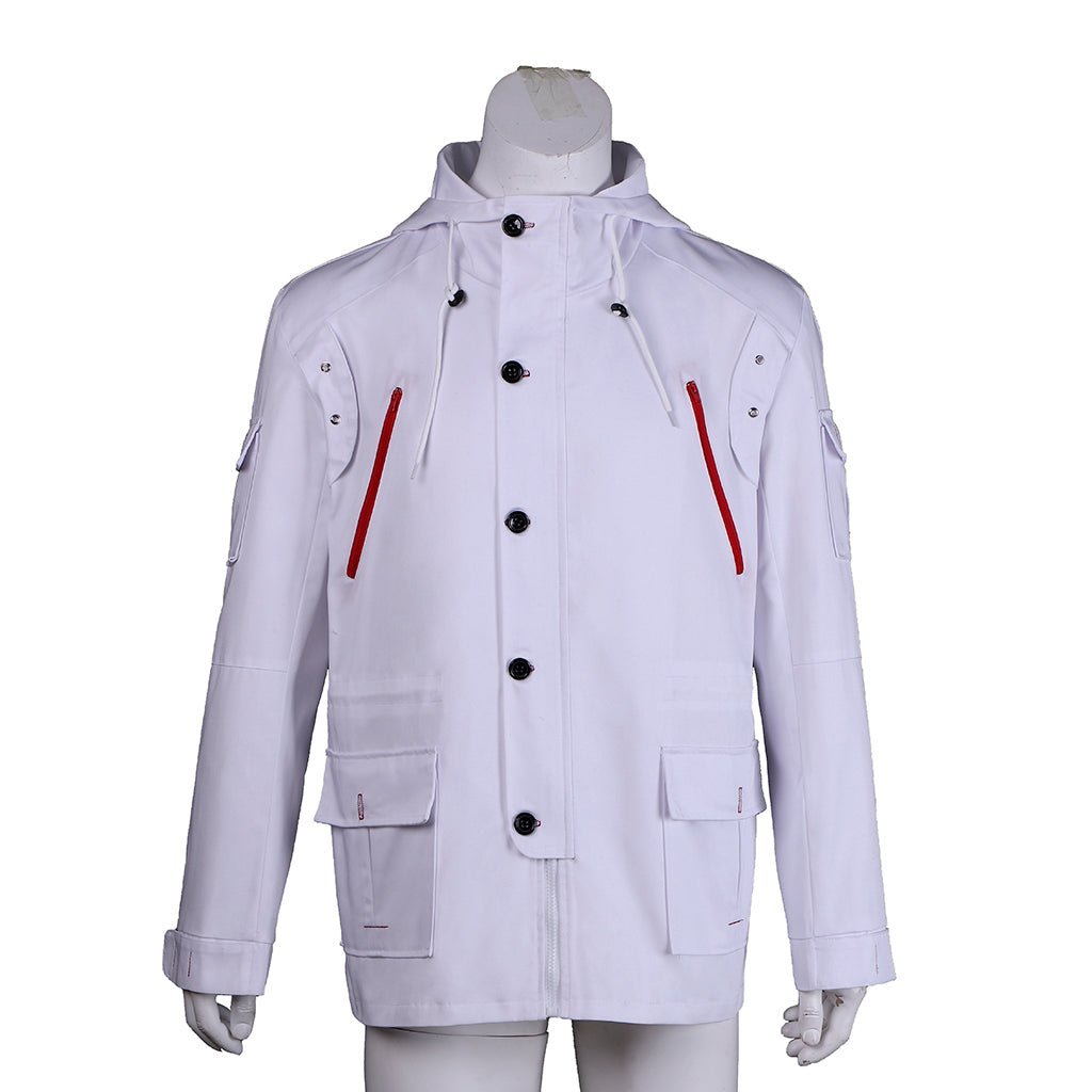 Kamen Rider Go Shijima White Jacket Coat - Authentic Anime Cosplay Outfit | Astricos-Astricos