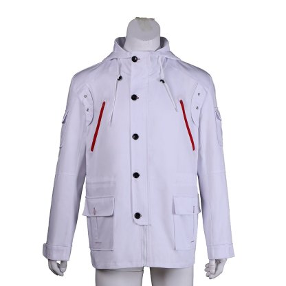 Kamen Rider Go Shijima White Jacket Coat - Authentic Anime Cosplay Outfit | Astricos-Astricos