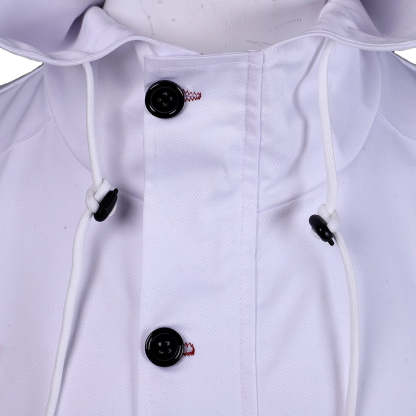 Kamen Rider Go Shijima White Jacket Coat - Authentic Anime Cosplay Outfit | Astricos-Astricos