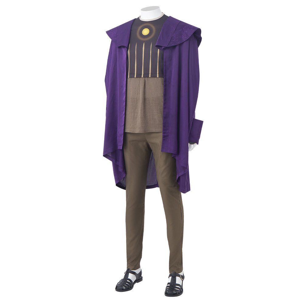 Kang the Conqueror Costume Loki Cosplay Halloween Uniform With Purple Cloak - Astricos