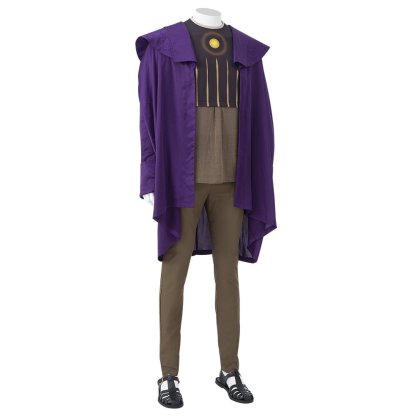 Kang the Conqueror Costume Loki Cosplay Halloween Uniform With Purple Cloak - Astricos