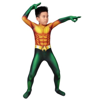 Kids Aquaman Arthur Curry Cosplay Costume - Astricos