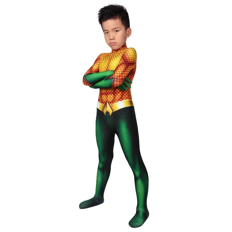 Kids Aquaman Arthur Curry Cosplay Costume - Astricos