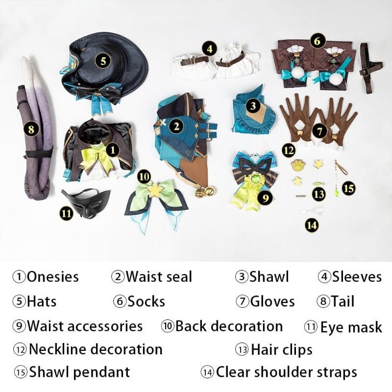 Kirara Genshin Impact Standard Size Custom Cosplay Costume - Astricos