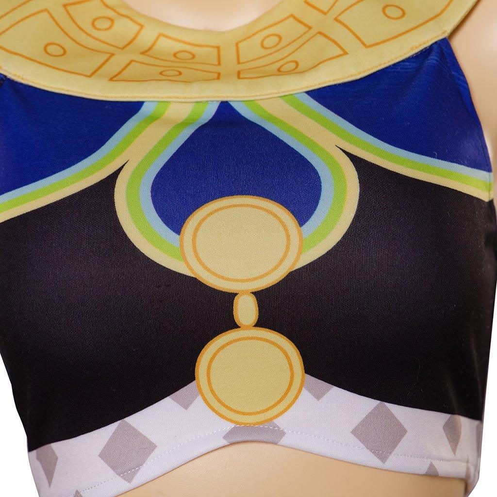 Sexy Lady Riju Cosplay Costume for Women | Top & Skirt Outfit | Halloween & Carnival Dress-Astricos