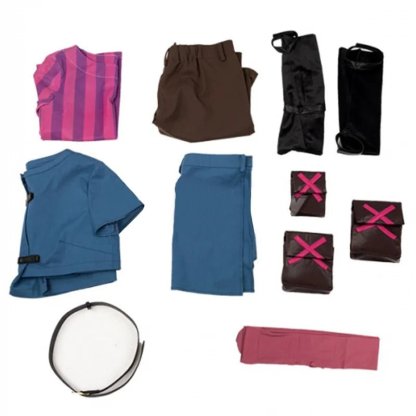 LOL Arcane Young Jinx Cosplay Costume - Women's Loli Powder Jinx Outfits | Astricos-Astricos