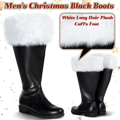 Festive Liitrsh Christmas Santa Claus Boots for Holiday Cosplay-Astricos