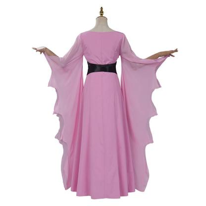 Lily Munster Cosplay Costume - Victorian Gothic Witch Dress & Vampire Robe for Halloween-Astricos