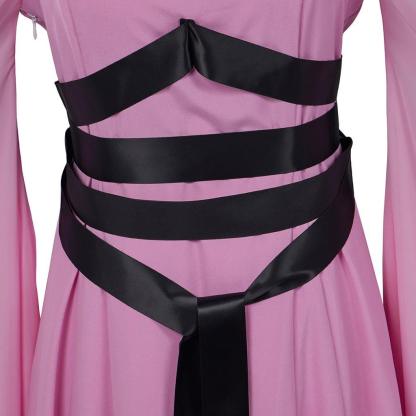 Lily Munster Cosplay Costume - Victorian Gothic Witch Dress & Vampire Robe for Halloween-Astricos