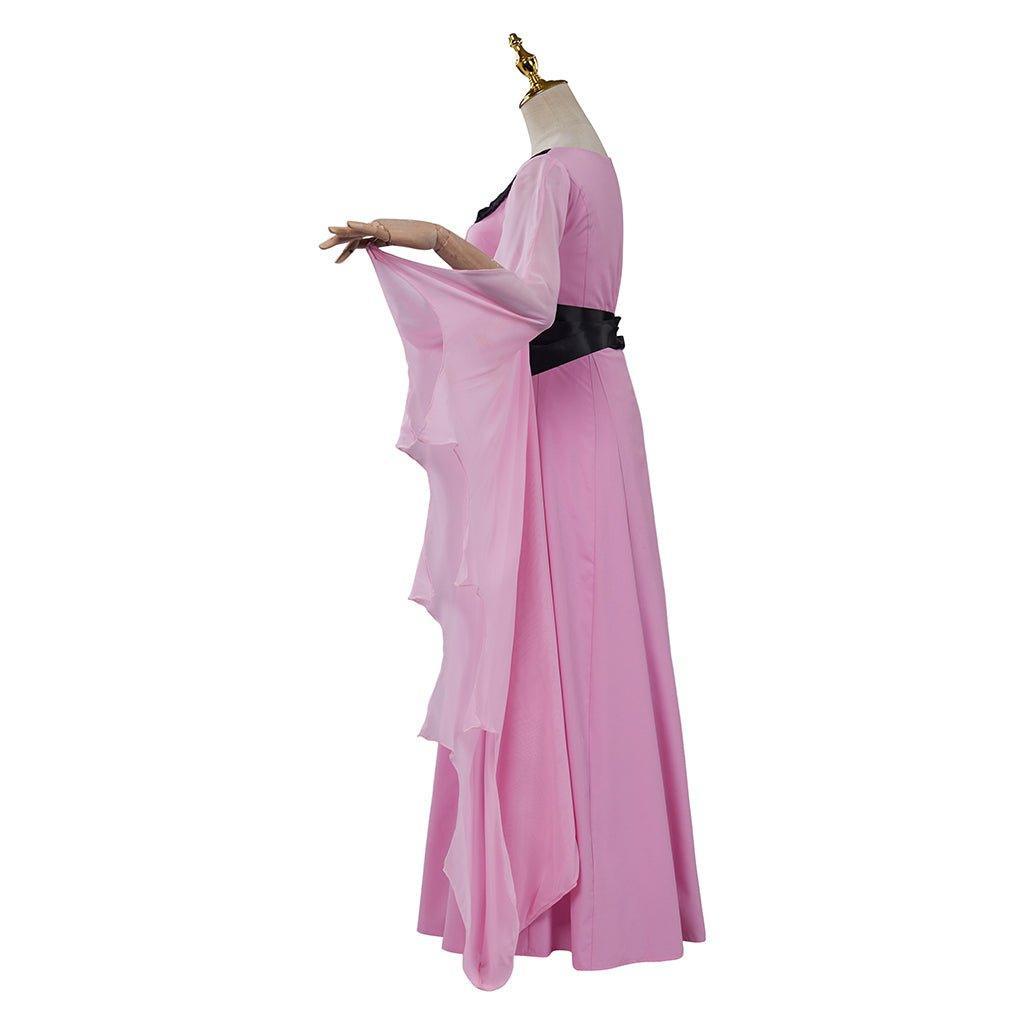 Lily Munster Cosplay Costume - Victorian Gothic Witch Dress & Vampire Robe for Halloween-Astricos