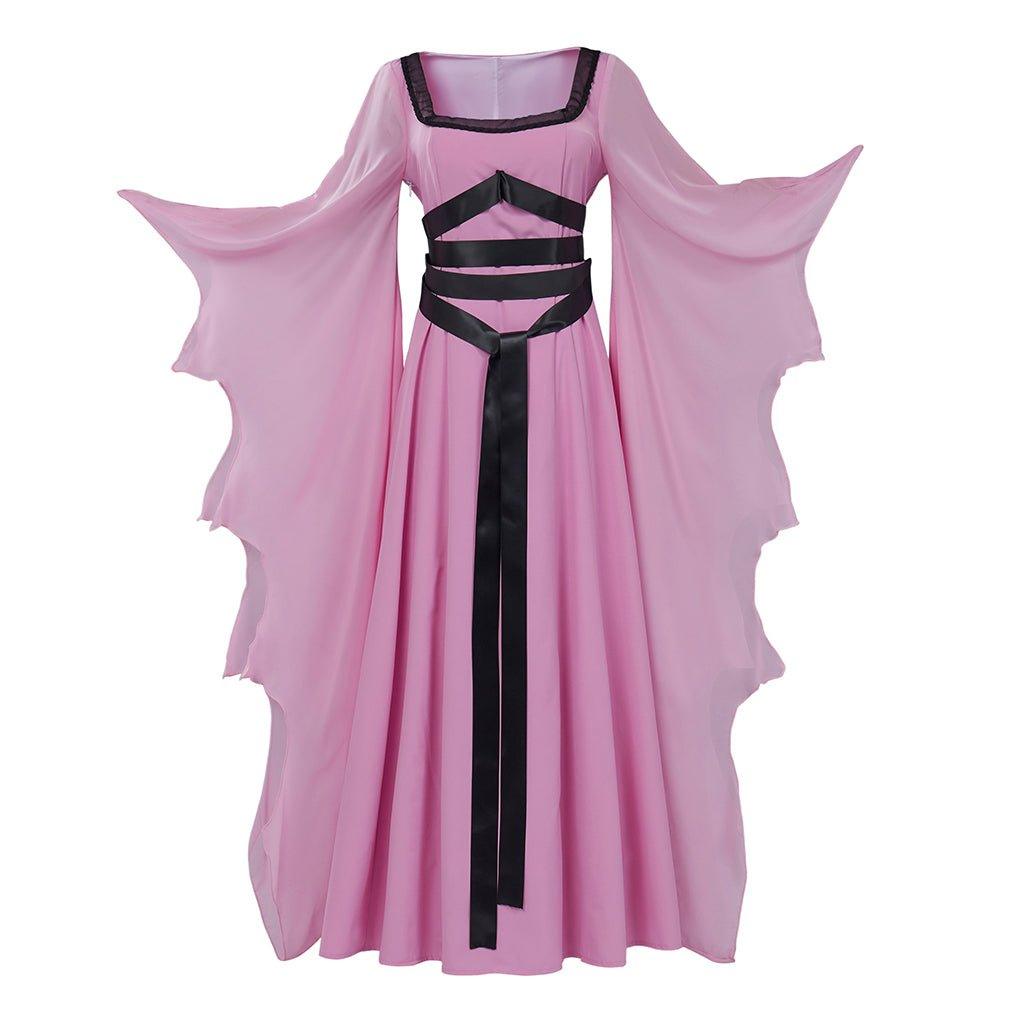 Lily Munster Cosplay Costume - Victorian Gothic Witch Dress & Vampire Robe for Halloween-Astricos
