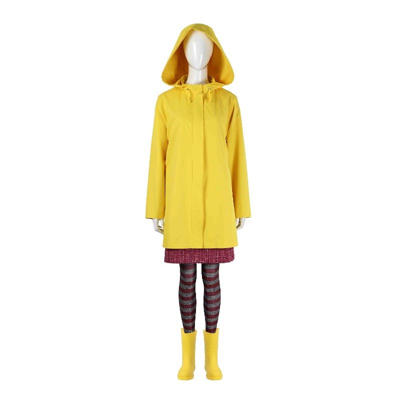Little Nightmares 2 Mono Six Cosplay Costume Yellow Jacket Halloween Party Outfit - Astricos