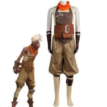 LoL Arcane Ekko Cosplay Costume - The Boy Who Shattered Time Uniform Outfit for Halloween & Carnival-Astricos