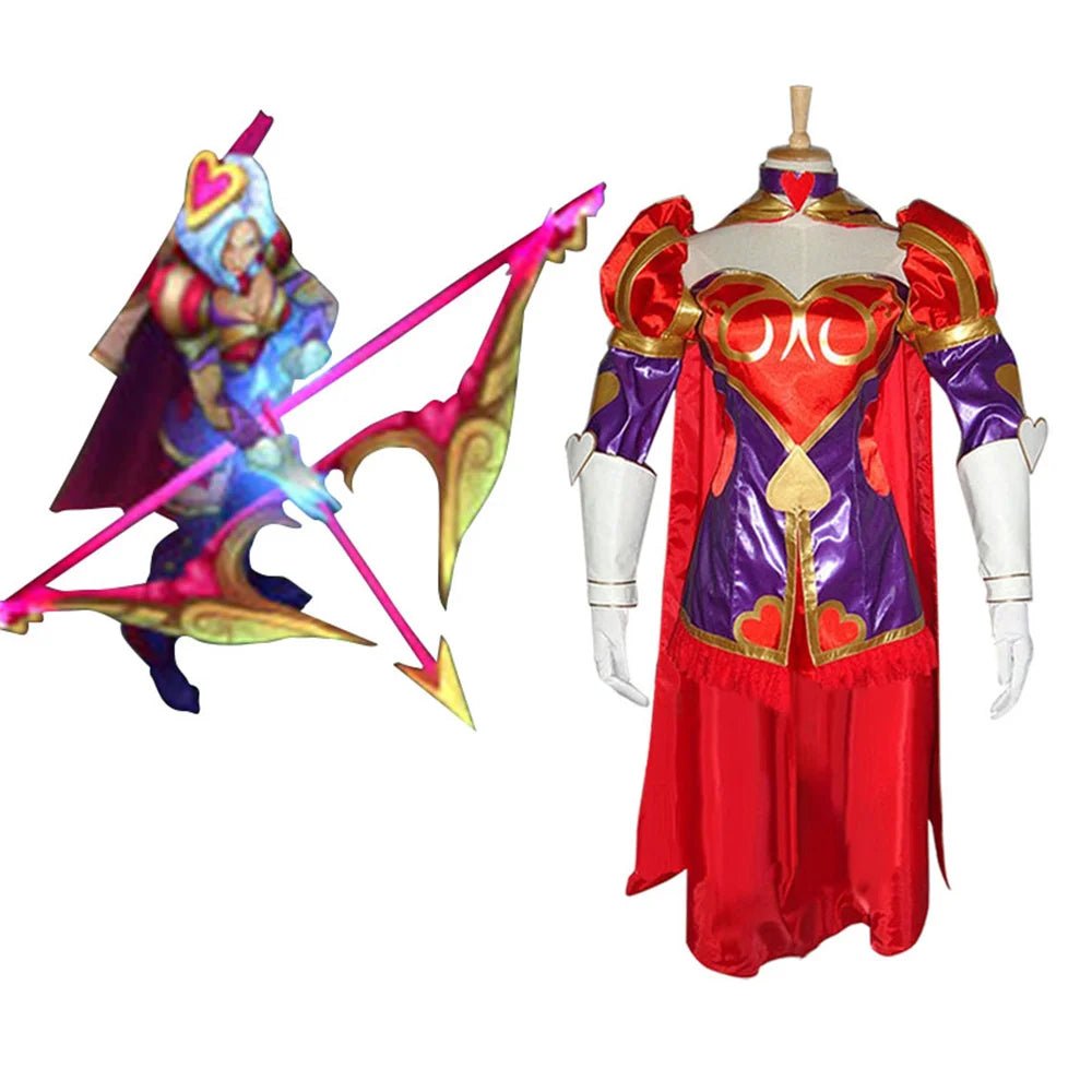 Sexy Ashe Cosplay Costume for Women - League of Legends Halloween Carnival Outfit-Astricos