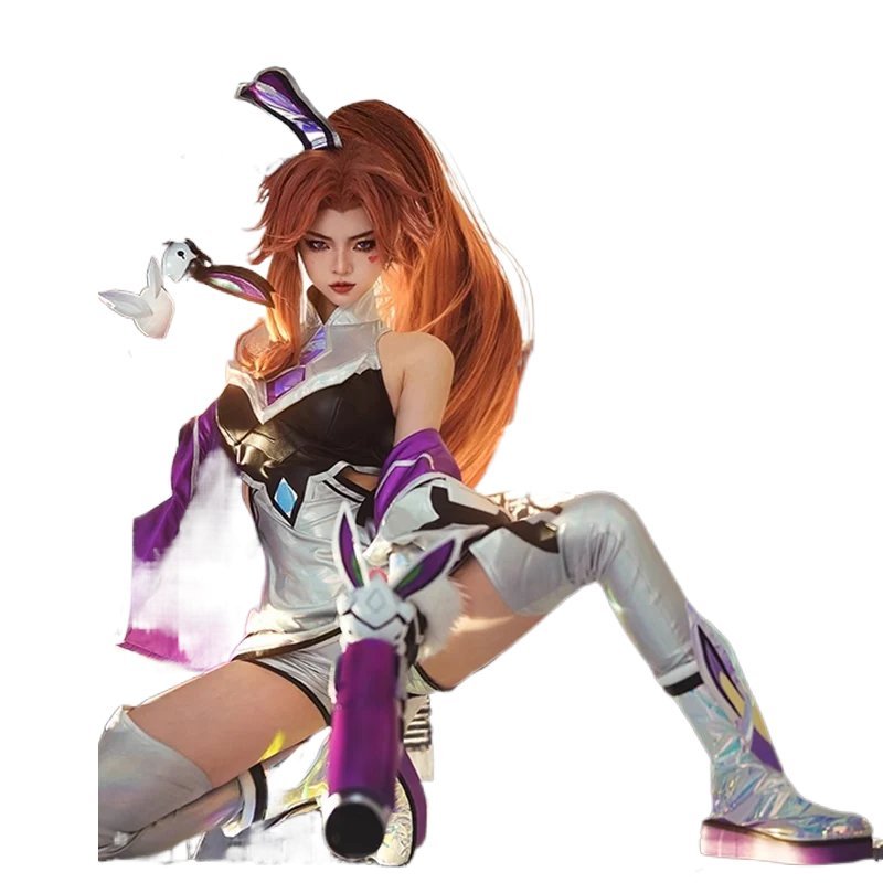 Sexy LOL Fantasy Spirit Miss Fortune Cosplay Costume - Full Set Halloween Party Outfits-Astricos