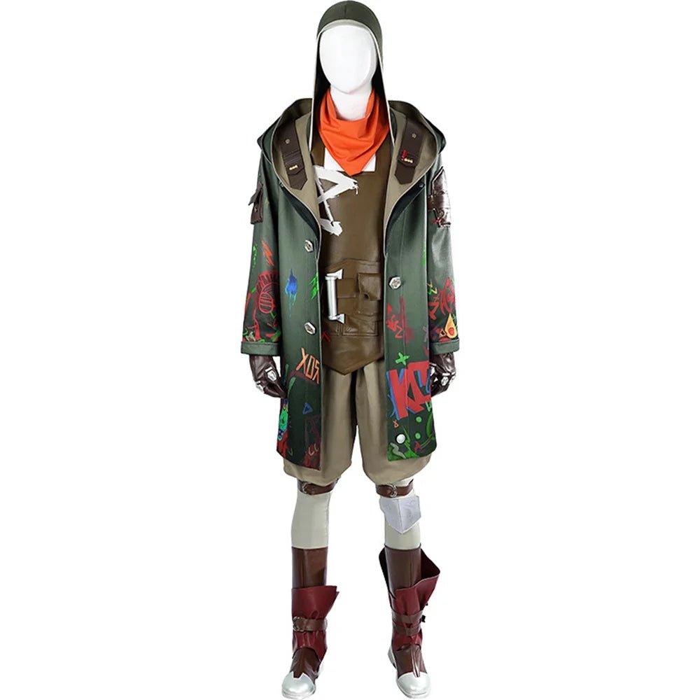 Ekko Arcane Cosplay Costume - The Battle of Two Cities 2 Full Set for Men | Astricos-Astricos