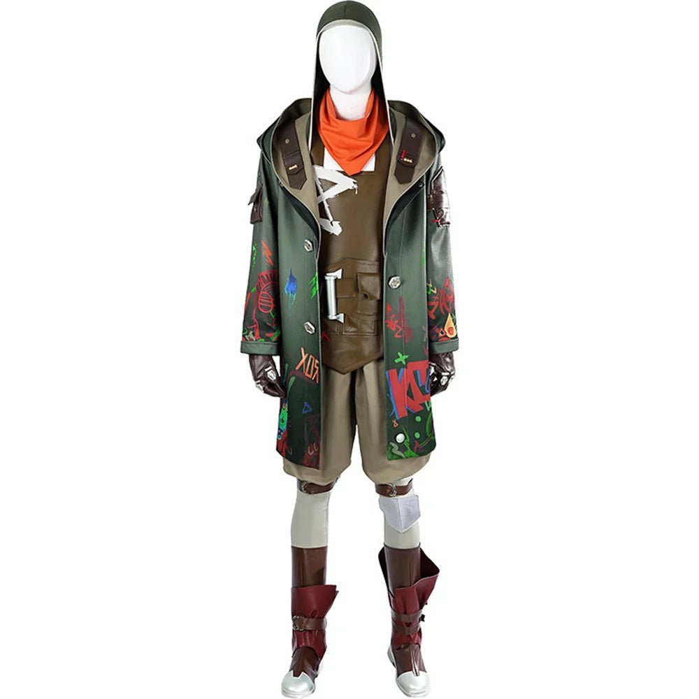 Ekko Arcane Cosplay Costume - The Battle of Two Cities 2 Full Set for Men | Astricos-Astricos