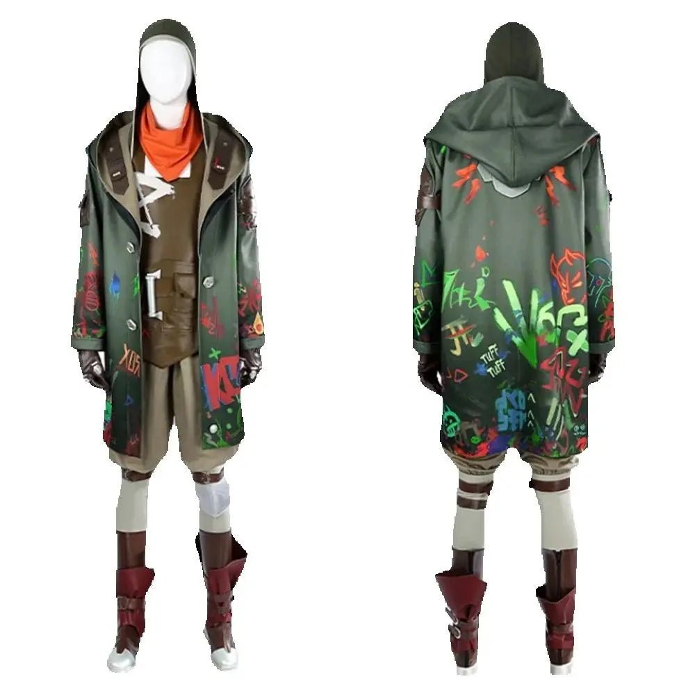 Ekko Arcane Cosplay Costume - The Battle of Two Cities 2 Full Set for Men | Astricos-Astricos
