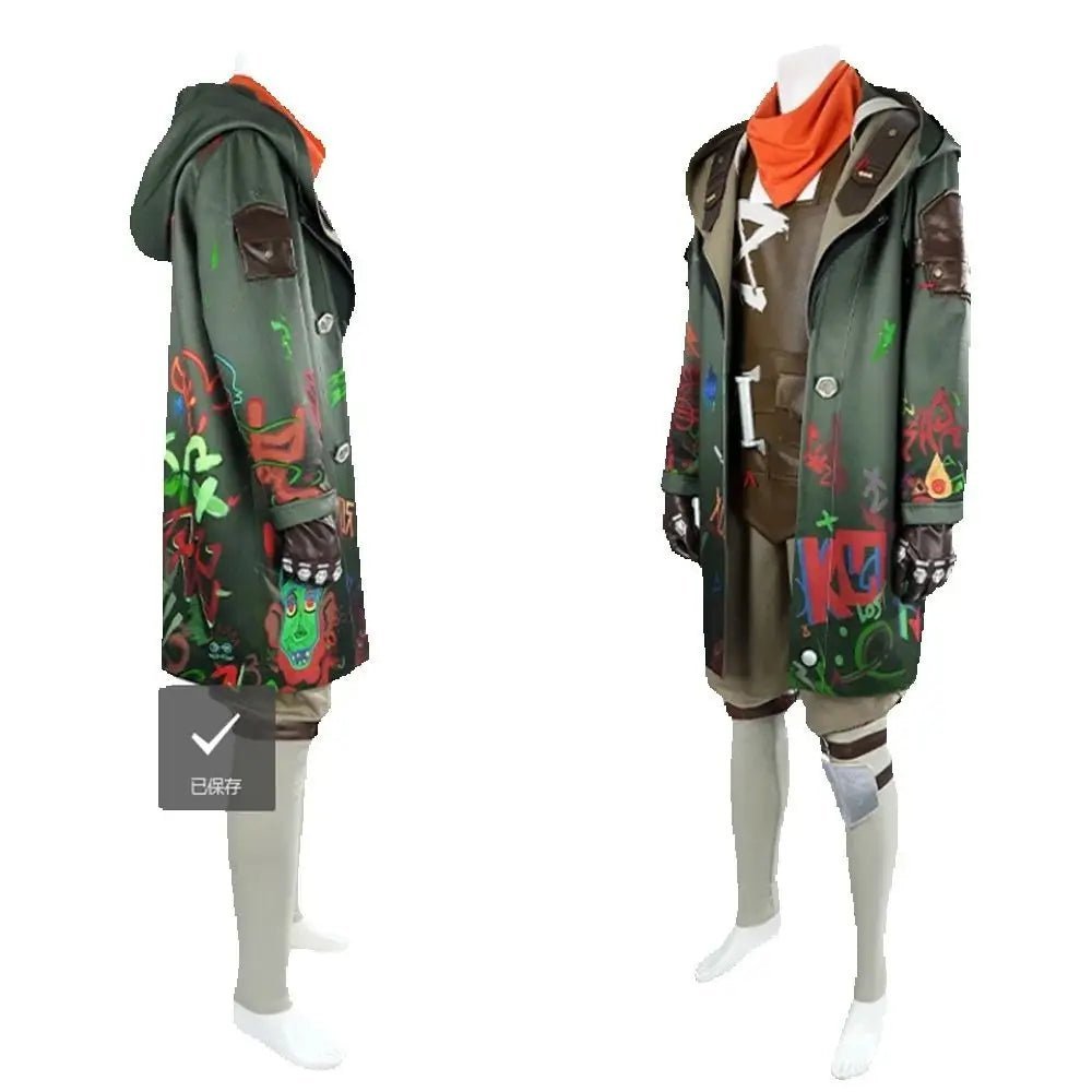 Ekko Arcane Cosplay Costume - The Battle of Two Cities 2 Full Set for Men | Astricos-Astricos