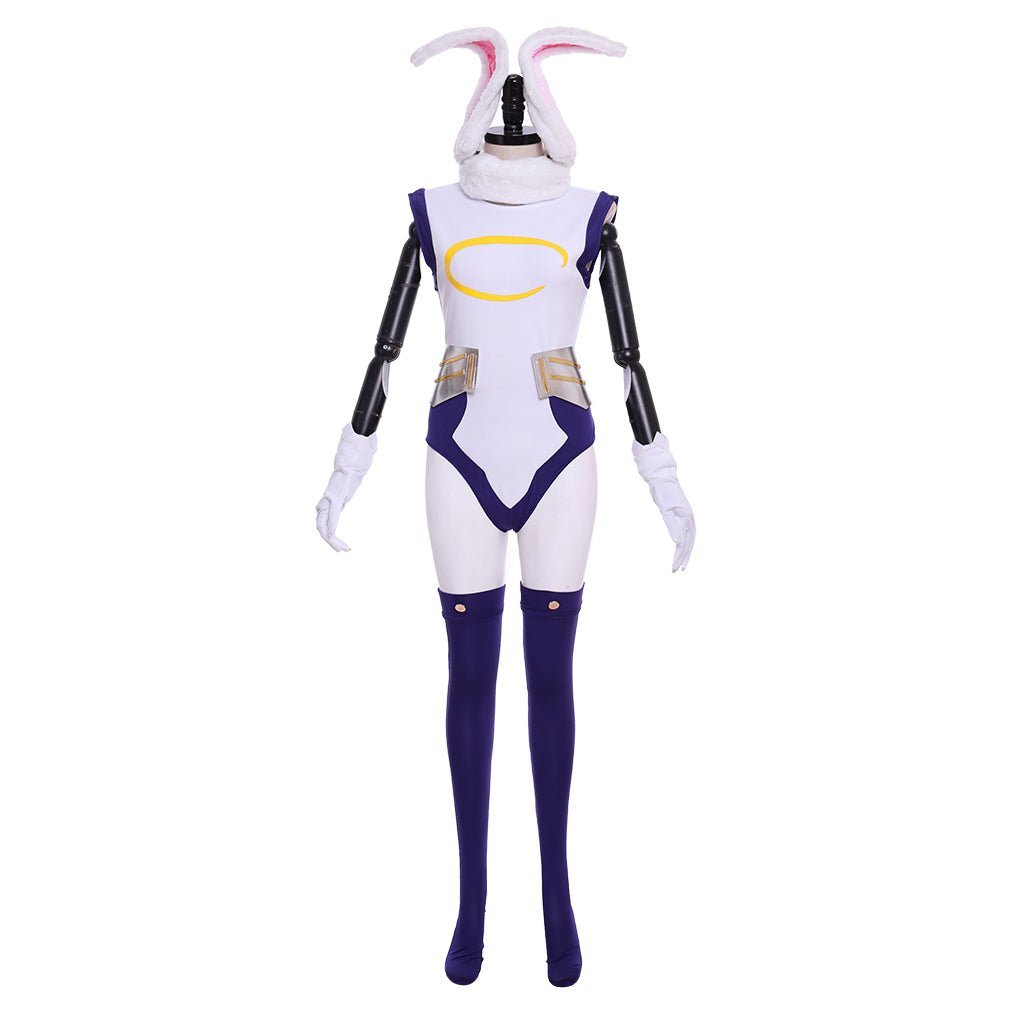 LTAKK MHA Rabbit Hero Mirko Bunny Bodysuit Cosplay Costume - My Hero Academia Outfit-Astricos