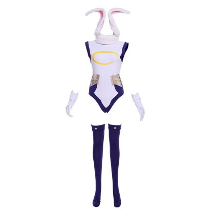LTAKK MHA Rabbit Hero Mirko Bunny Bodysuit Cosplay Costume - My Hero Academia Outfit-Astricos