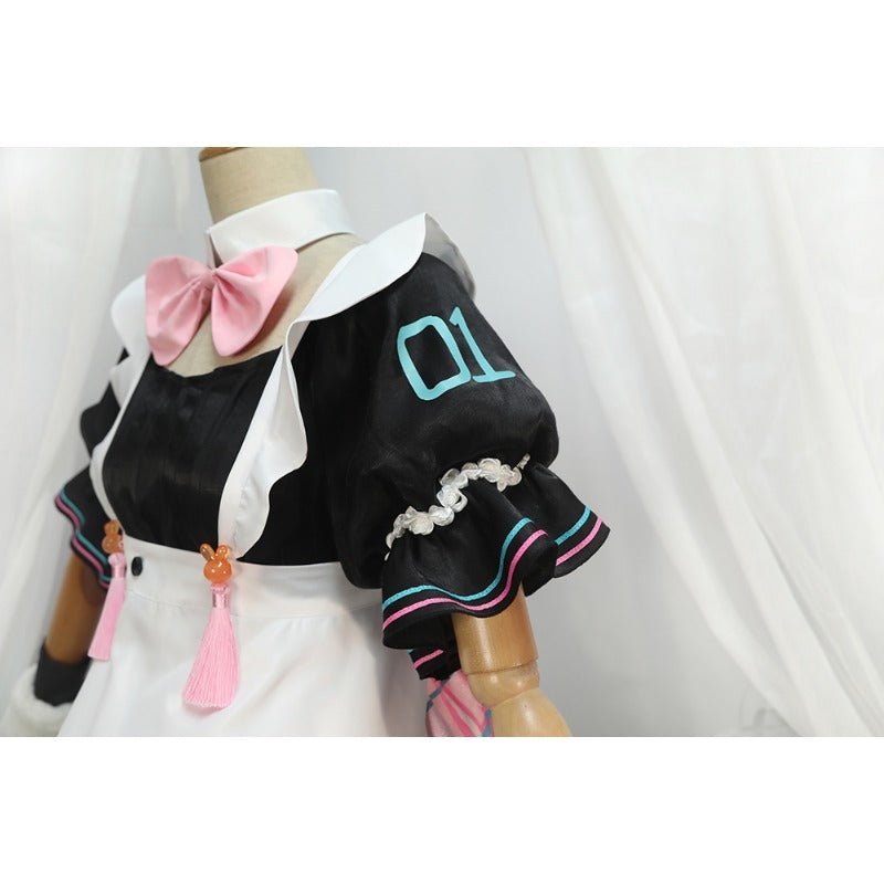 Magical Mirai 2021 Clover Bunny Miku Cosplay Costume with Boots - Hatsune Miku Cosplay Outfit - Astricos