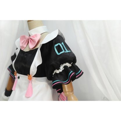 Magical Mirai 2021 Clover Bunny Miku Cosplay Costume with Boots - Hatsune Miku Cosplay Outfit - Astricos